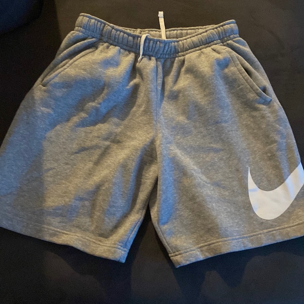COPY - Medium Grey/White Nike Cotton Shorts
